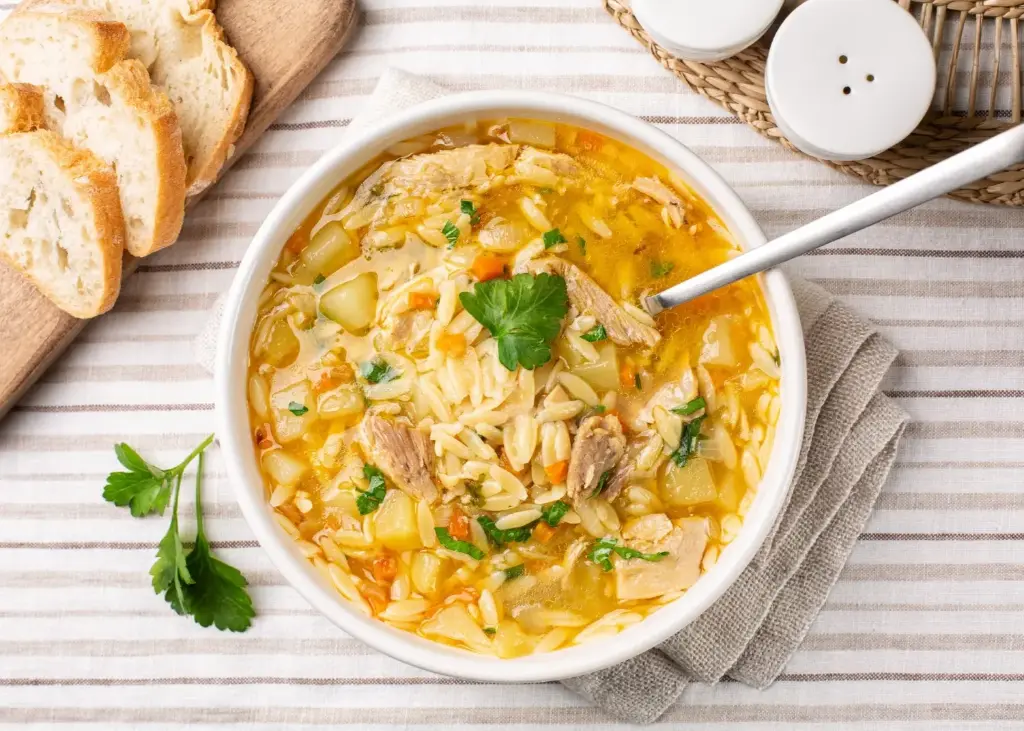 🍚 Soupe Riz, Porc & Patates Paysannes